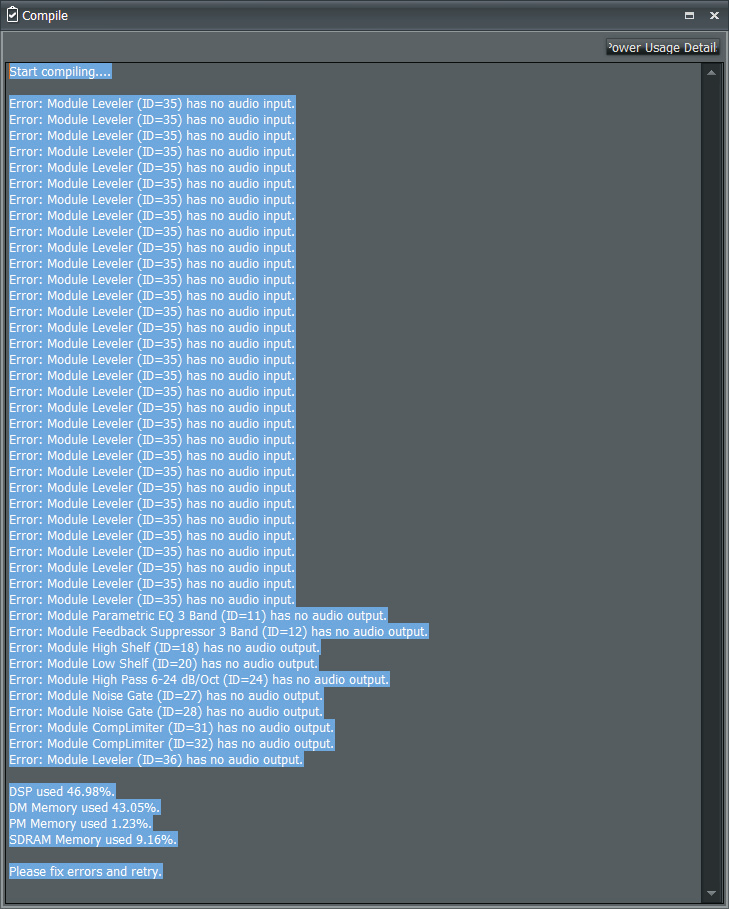 Auto Mixer Dialog