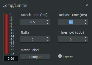 CompLimiter Dialog